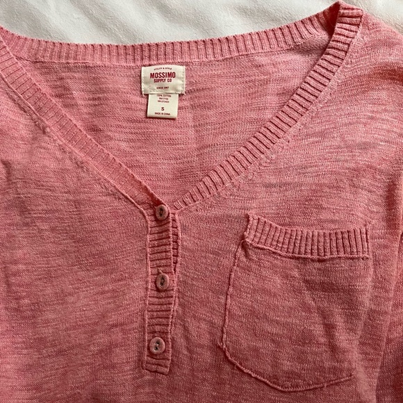 Target Pink Long Sleeve Top- Small - Picture 2 of 3